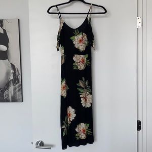 Floral Black Top Shop US 4 Dress